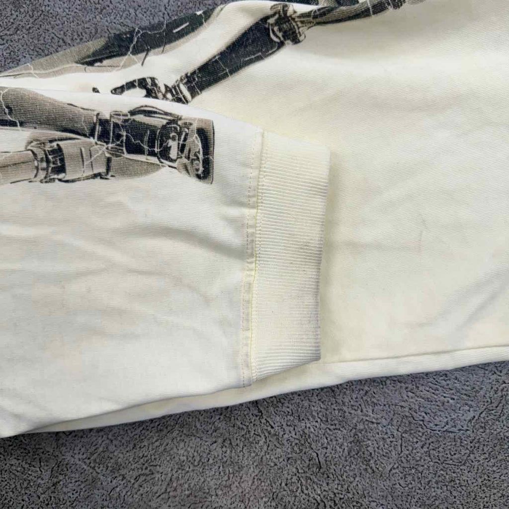 Godspeed Long Sleeve "OUT OF MANY" Cream Used Size XL