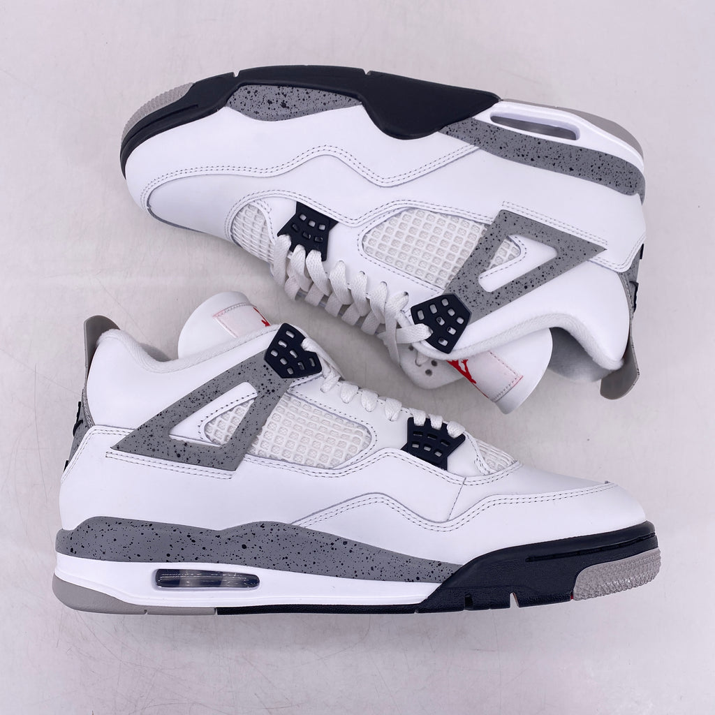 Air Jordan 4 Retro "White Cement" 2025 New Size 10
