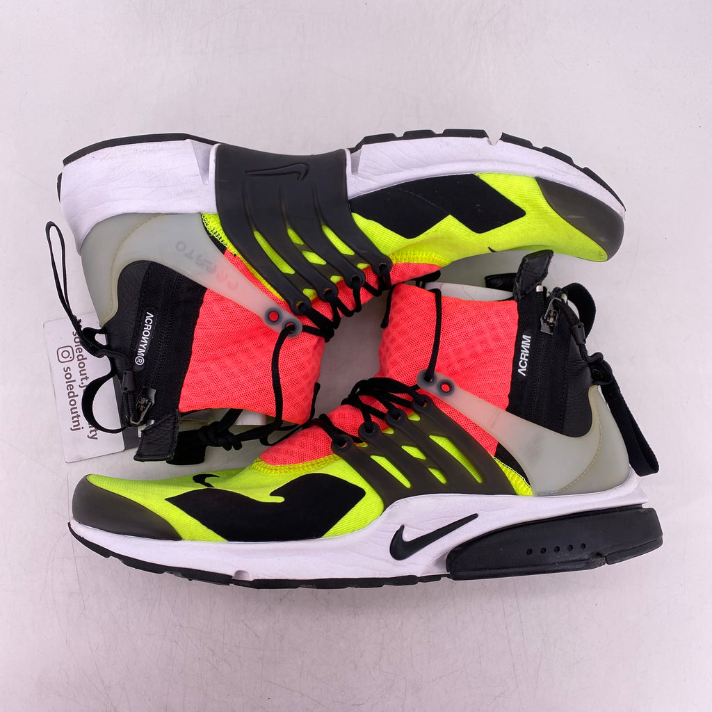 Nike Air Presto Mid "Acronym Volt" 2016 Used Size XL