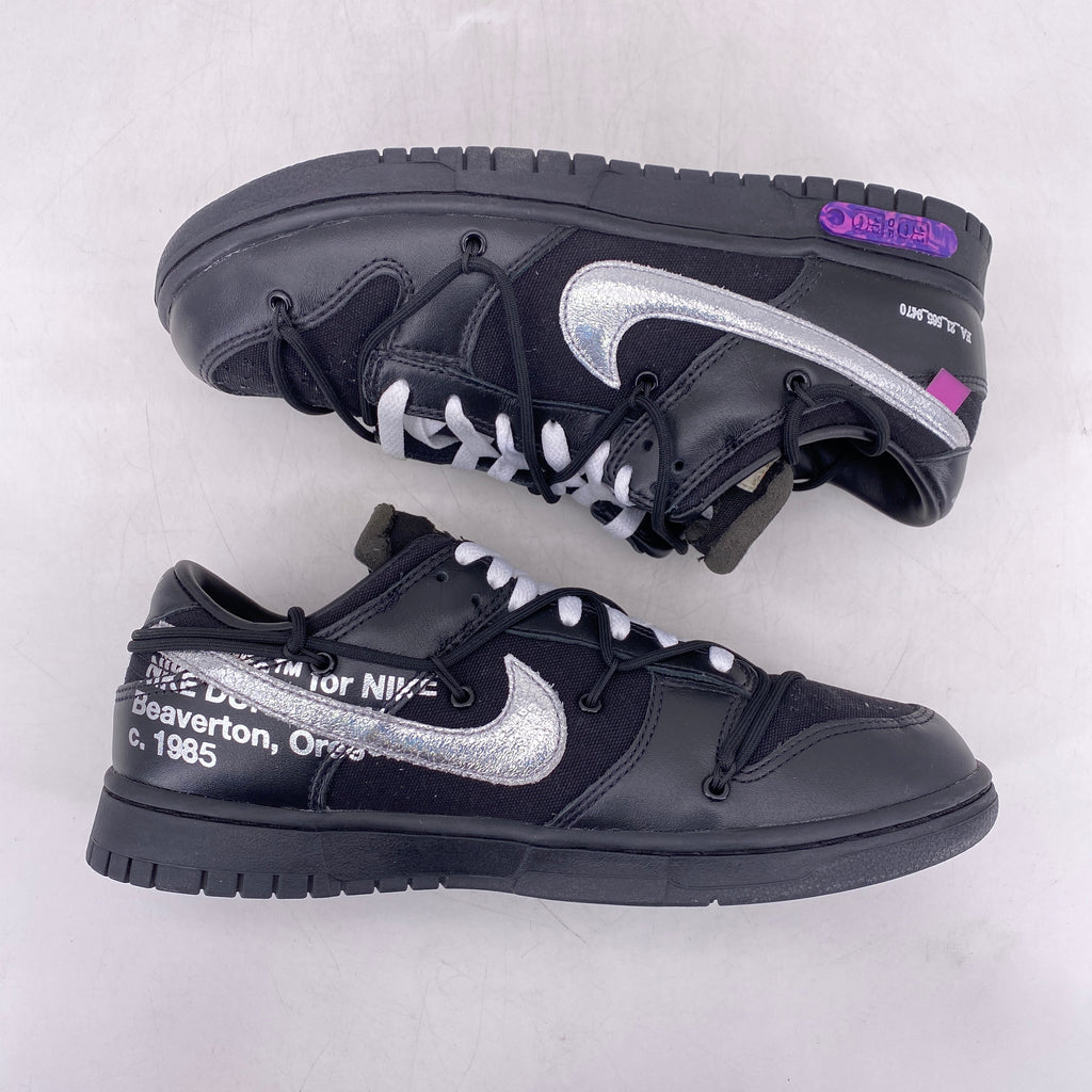 Nike Dunk Low / OW "Lot 50" 2021 Used Size 9