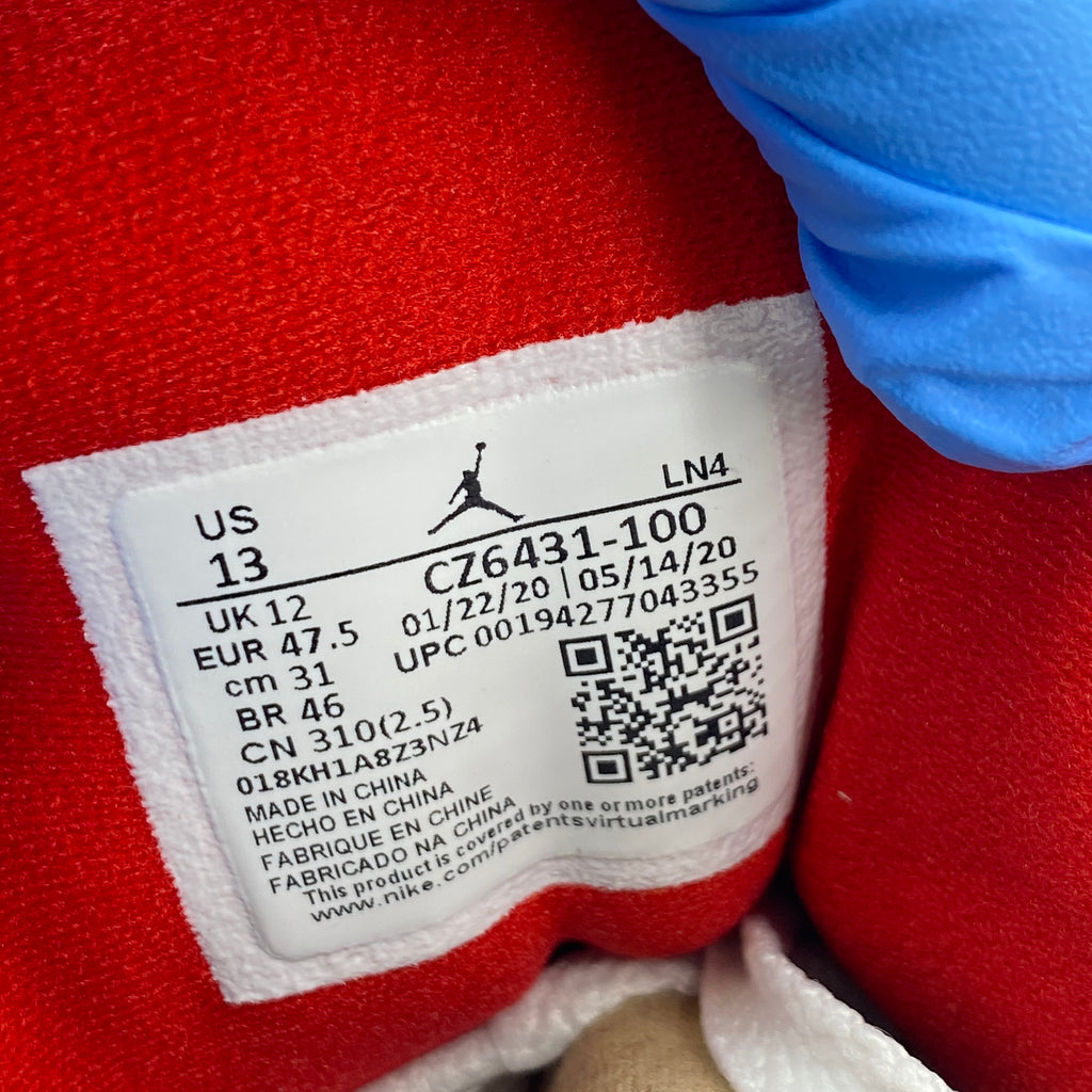 Air Jordan 3 Retro "Fire Red Denim" 2020 New Size 13