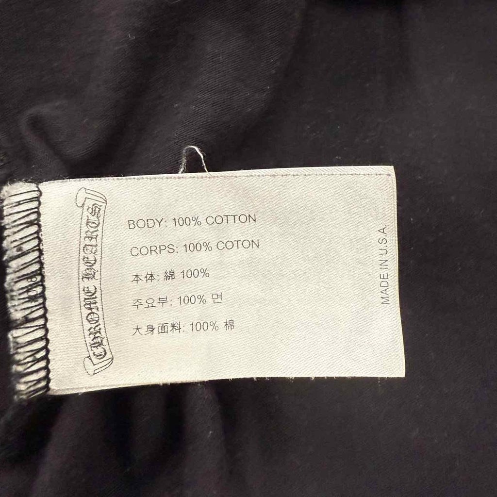 Chrome Hearts Long Sleeve "HORSESHOE STAFF" Black Used Size XL