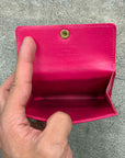 Louis Vuitton Wallet "VERNIS ELISE" Used Pink