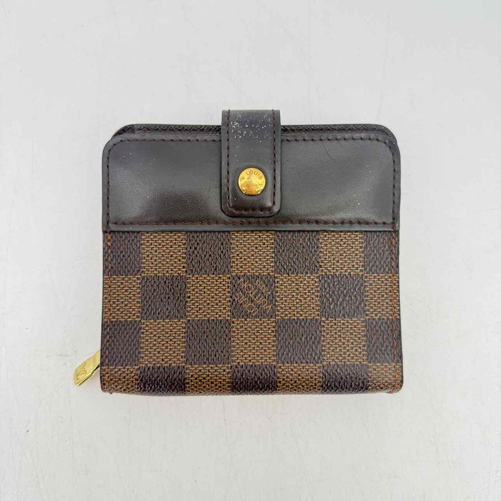 Louis Vuitton Wallet "DAMIER EBENE" Used Brown Size OS