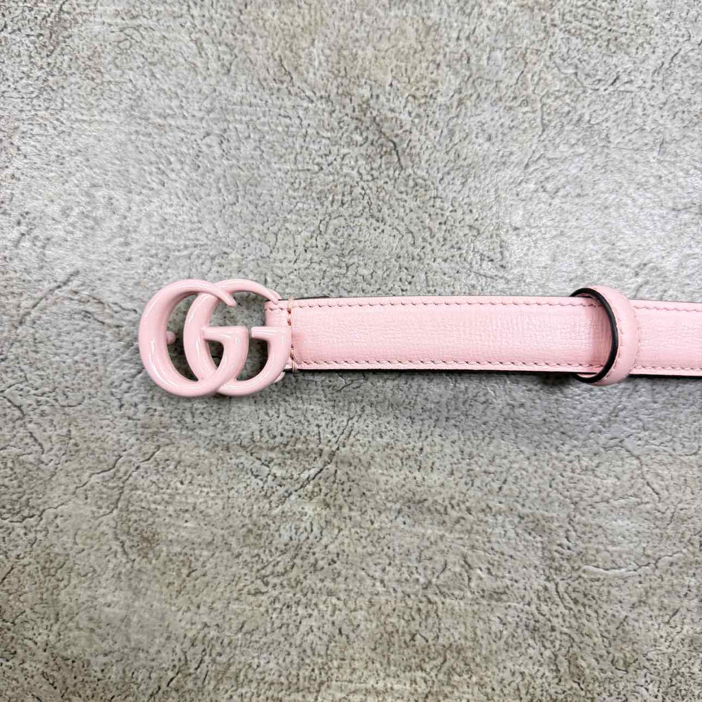 Gucci (W) Belt "GG MINI PINK BUCKLE" New Pink Size 42