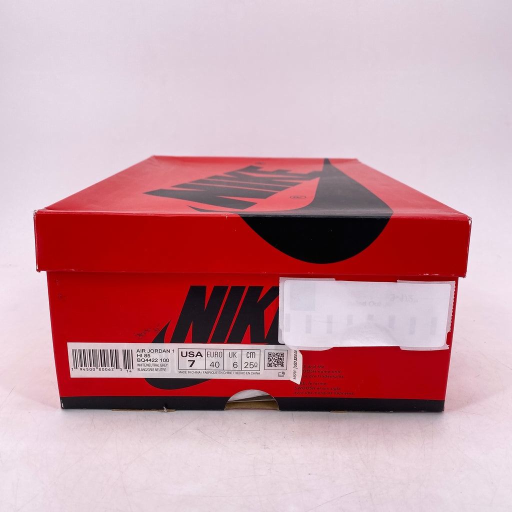 Air Jordan 1 HI 85' "Neutral Grey" 2021 Used Size 7