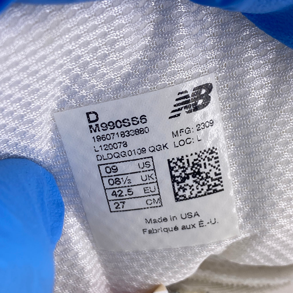 New Balance 990 v6 "Miusa Cream" 2023 New Size 9