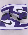 Air Jordan 1 Retro High OG "Court Purple 2.0" 2020 New Size 10.5