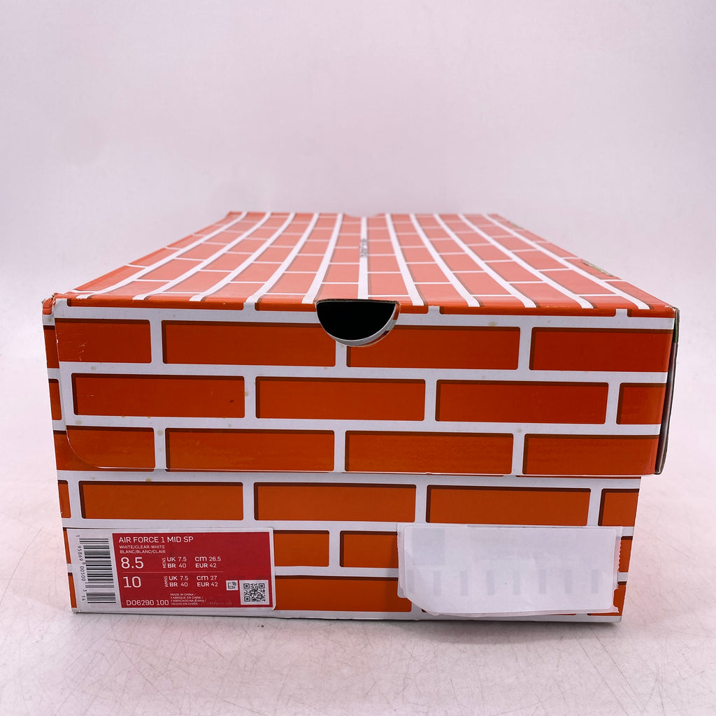 Nike Air Force 1 Mid "Ow White" 2022 Used Size 8.5