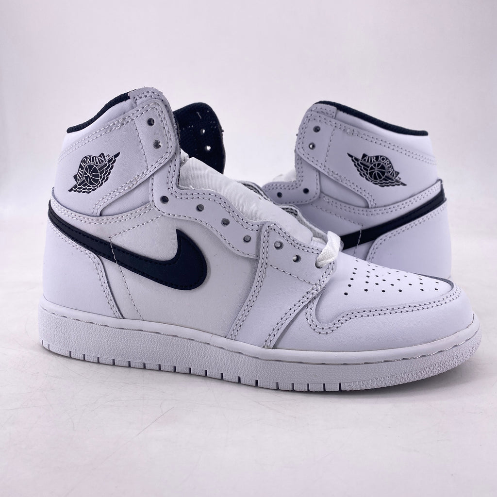 Air Jordan (GS) 1 Retro High OG "Ying Yang White" 2016 New Size 4Y