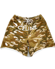 Celine Shorts "CAMO" Multi-Color Used Size M