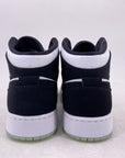 Air Jordan (GS) 1 Mid "White Black Teal" 2019 New Size 5.5Y