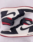 Air Jordan 1 Retro High OG "Not For Resale Red" 2018 Used Size 12