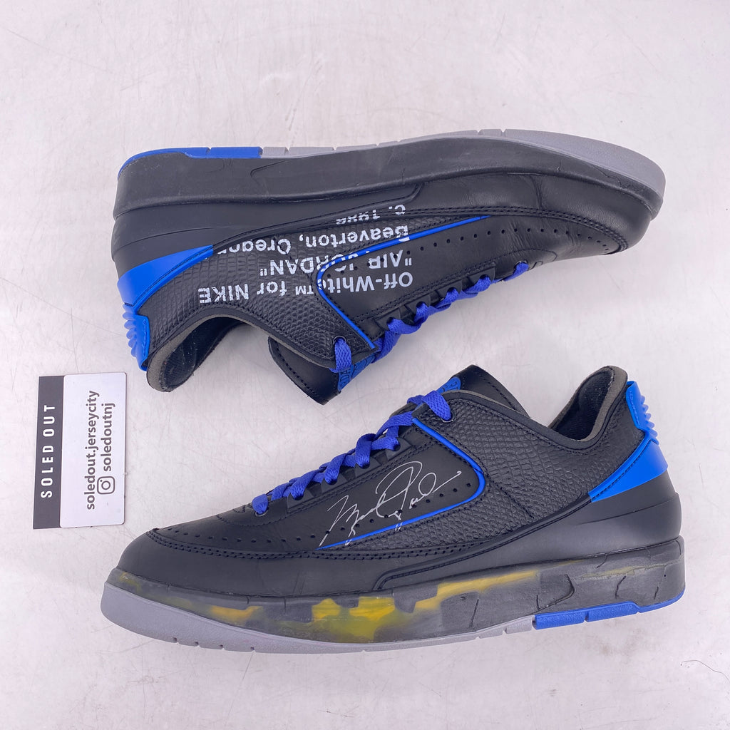 Air Jordan 2 Retro Low "Ow Black Blue" 2021 Used Size 10