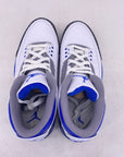 Air Jordan 3 Retro "Racer Blue" 2021 New Size 9