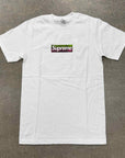 Supreme T-Shirt "BOX LOGO LA FIRE RELIEF" White New Size S