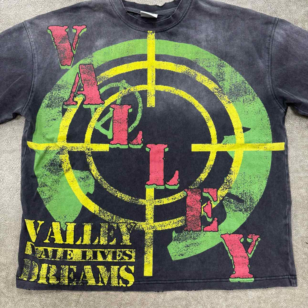 Vale T-Shirt "TARGET LOGO" Black Used Size L