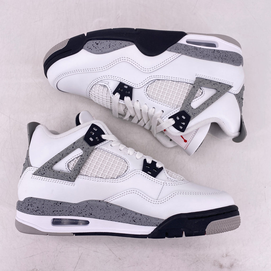 Air Jordan (GS) 4 Retro "White Cement" 2025 New Size 7Y