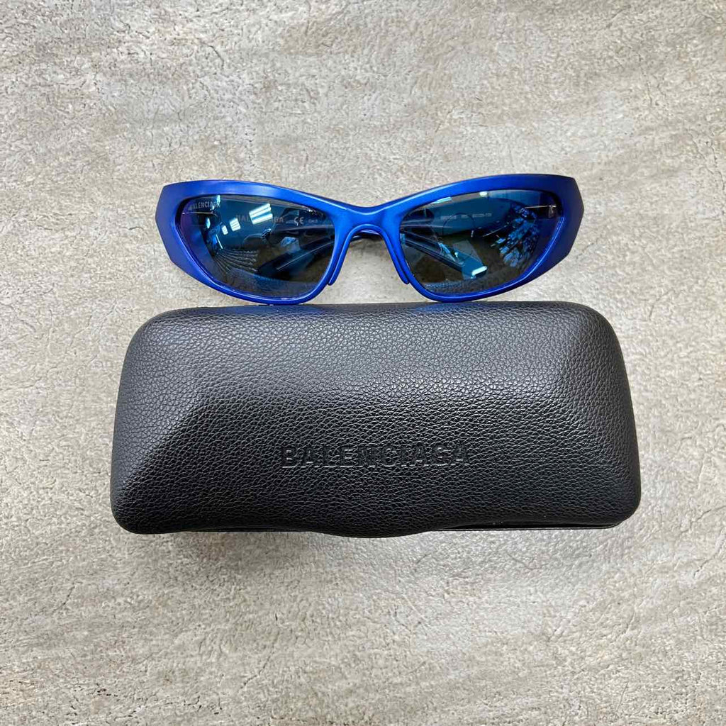 Balenciaga Sunglasses Used Blue
