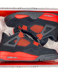 Air Jordan 4 Retro "Red Thunder" 2022 Used Size 8.5