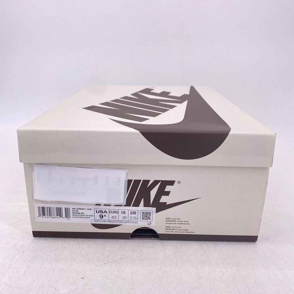 Air Jordan 1 Retro Low "Travis Scott Medium Olive" 2024 New Size 9.5