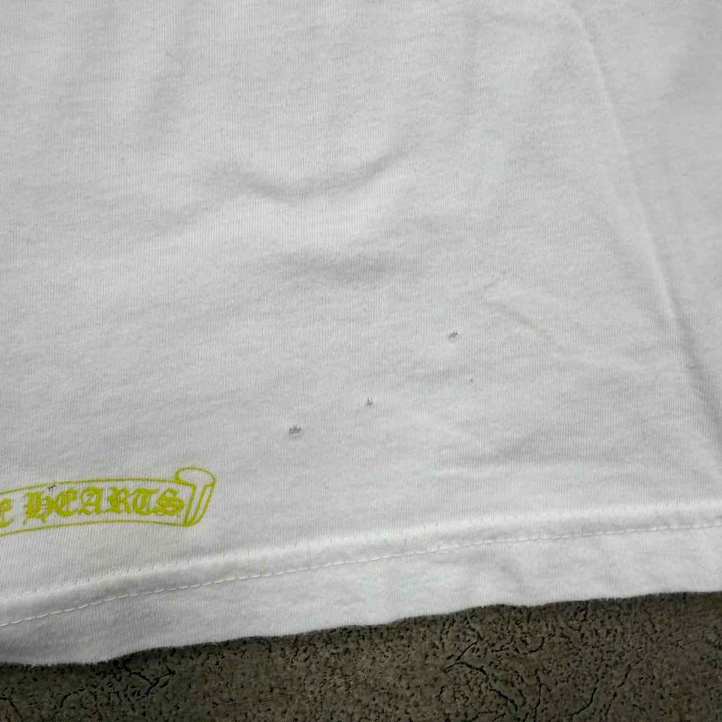 Chrome Hearts Long Sleeve "EYECHART" White Used Size XL