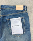Purple Jeans "MID INDIGO" Blue Used Size 38