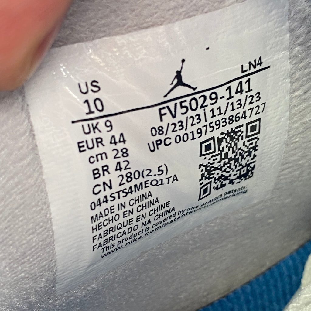 Air Jordan 4 Retro "Military Blue" 2024 New Size 10