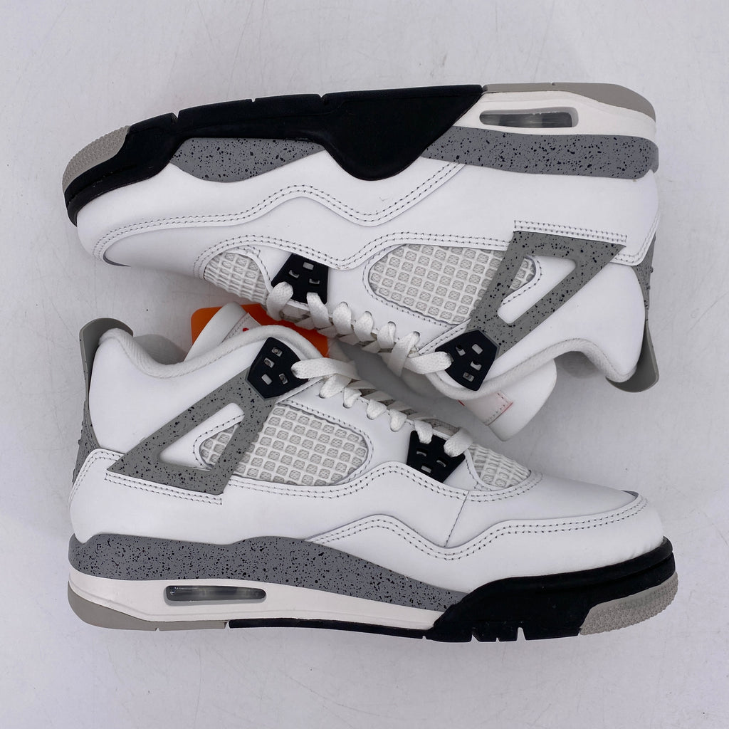 Air Jordan (GS) 4 Retro "White Cement" 2025 New Size 7Y