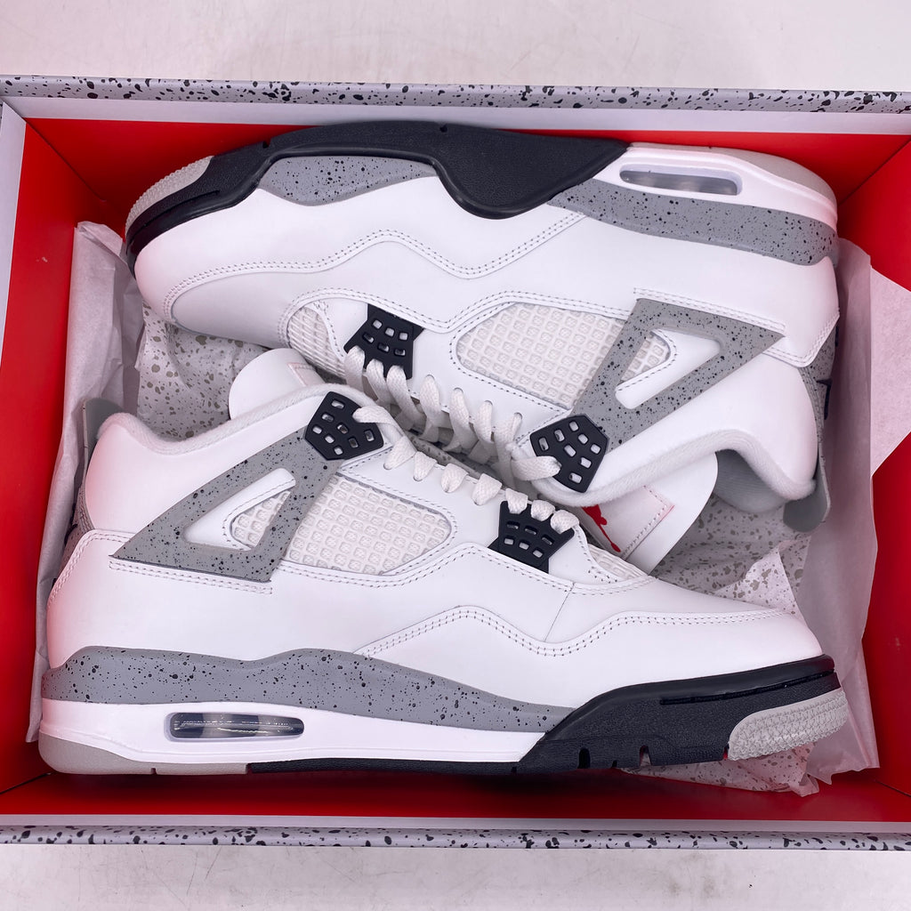 Air Jordan 4 Retro "White Cement" 2025 New Size 10.5