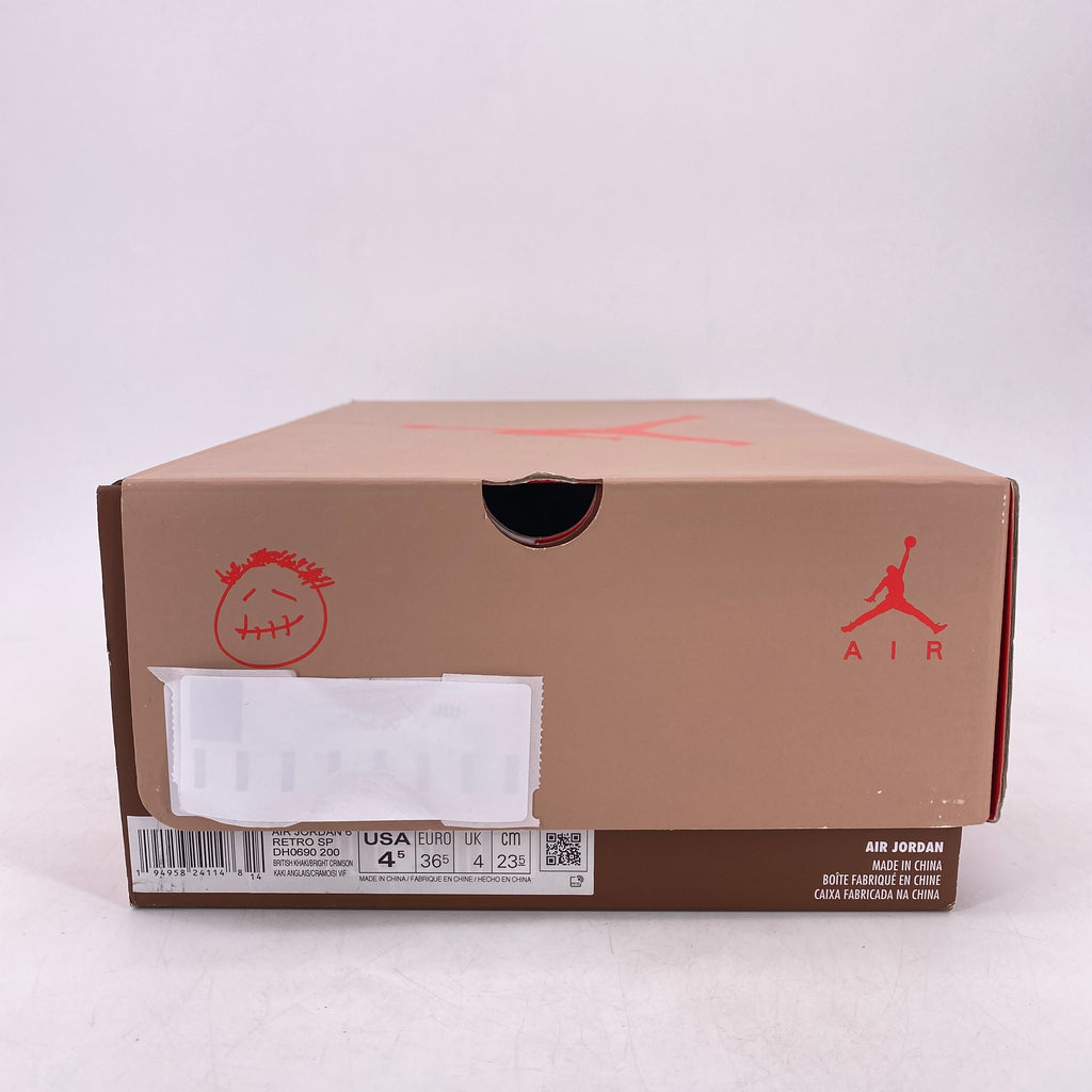 Air Jordan 6 Retro "British Khaki" 2021 New Size 4.5