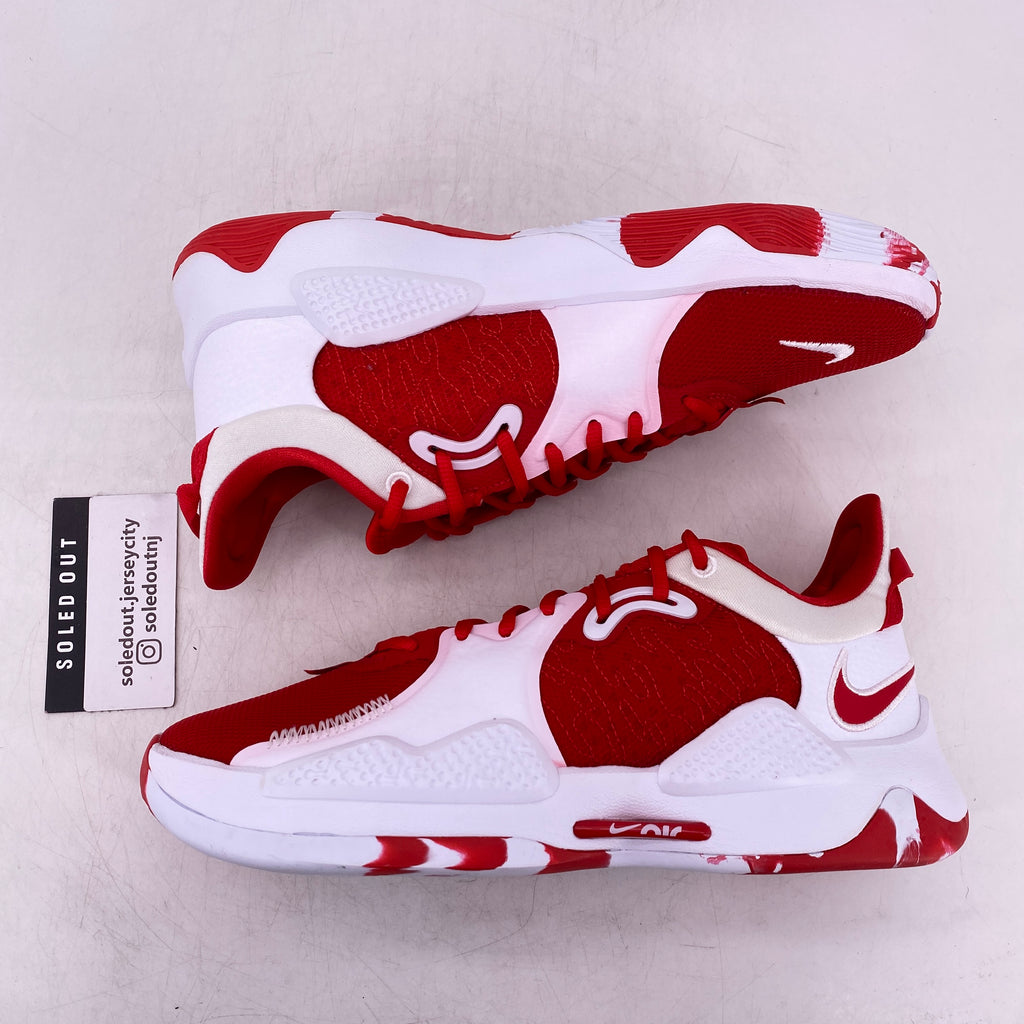 Nike PG 5 TB "University Red White" 2021 New Size 9