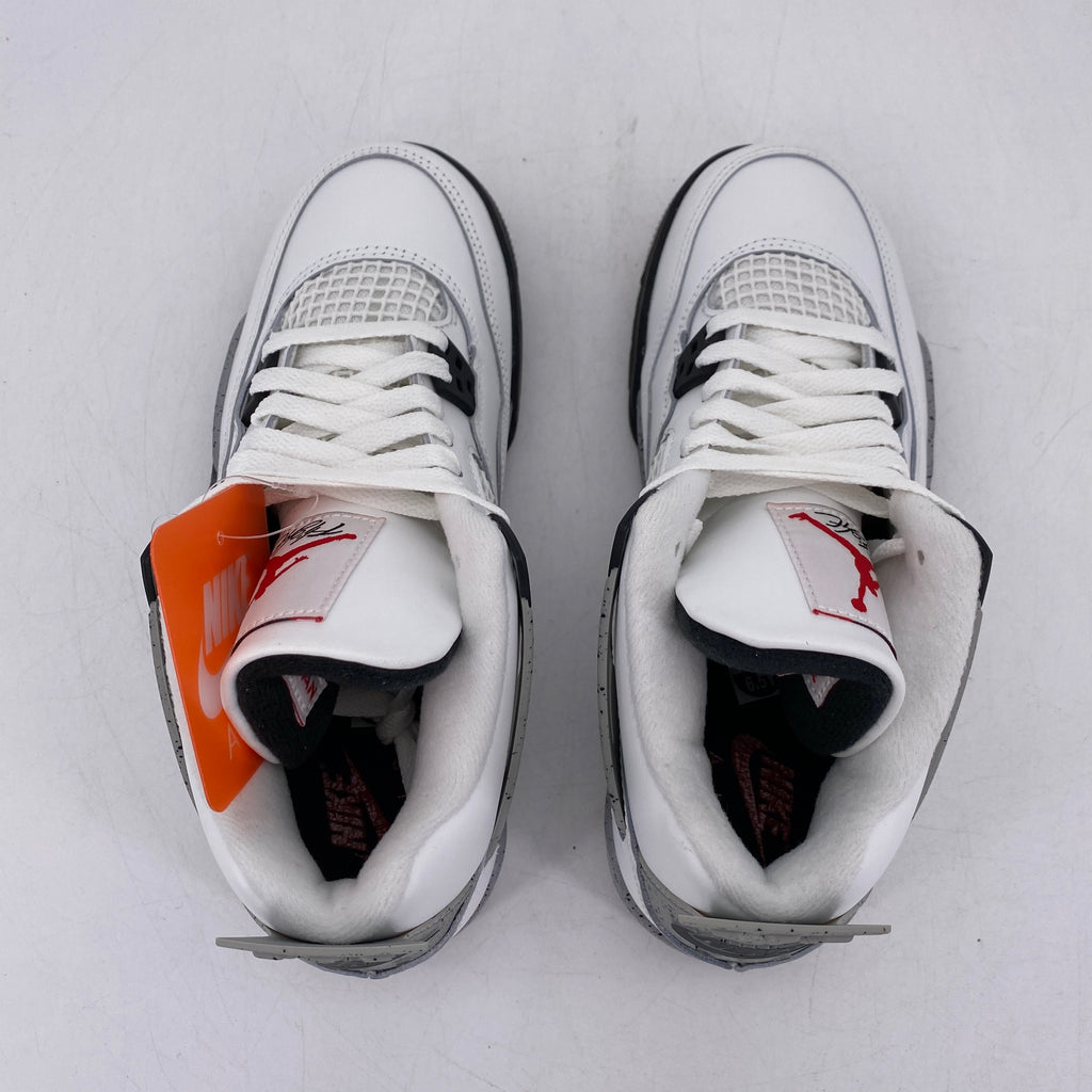 Air Jordan (GS) 4 Retro "White Cement" 2025 New Size 6.5Y