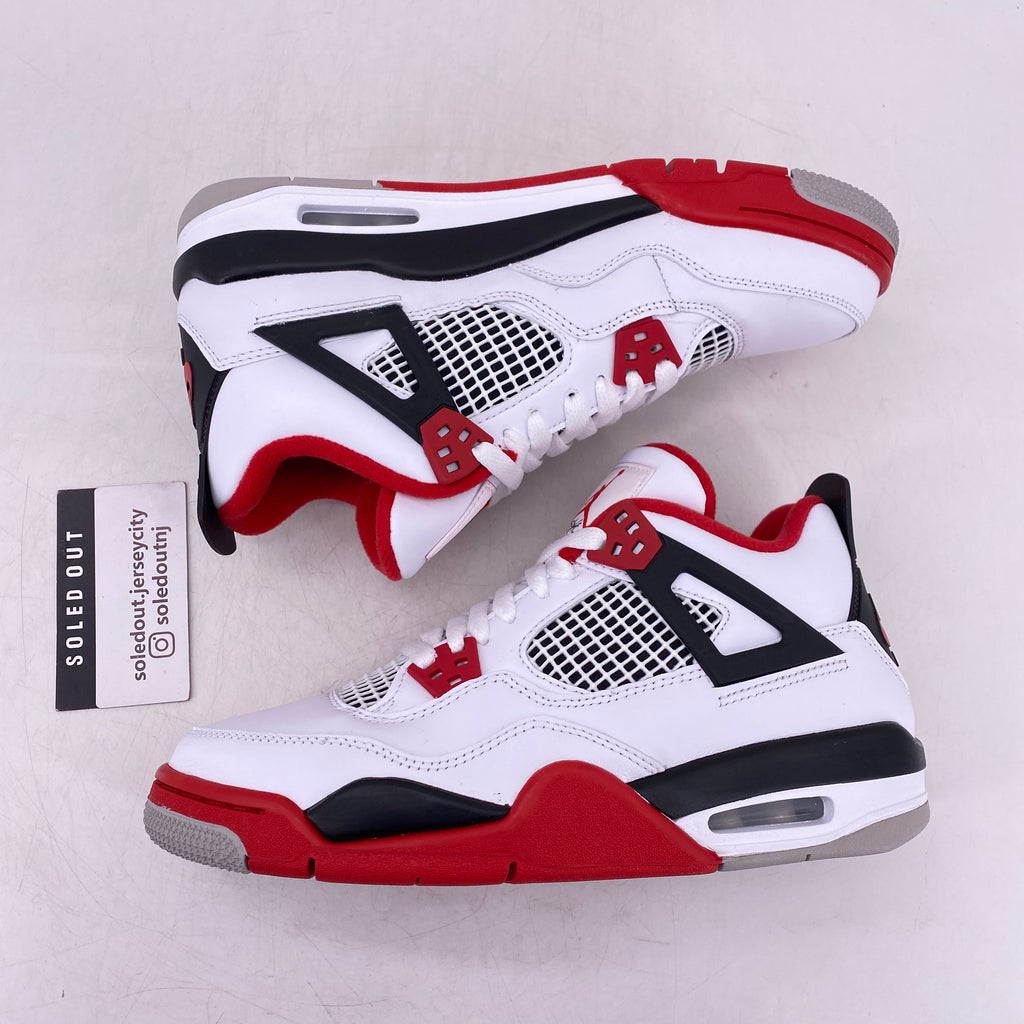 Air Jordan (GS) 4 Retro "Fire Red" 2020 New Size 7Y