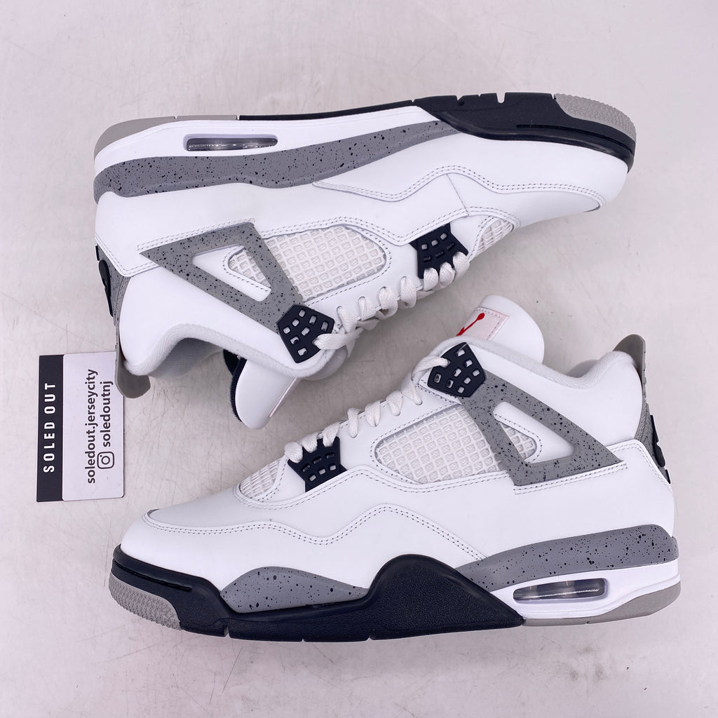 Air Jordan 4 Retro "White Cement" 2025 New Size 10.5