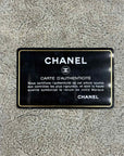 Chanel Wallet "QUILTED PATENT LEATHER" Used Black Size OS