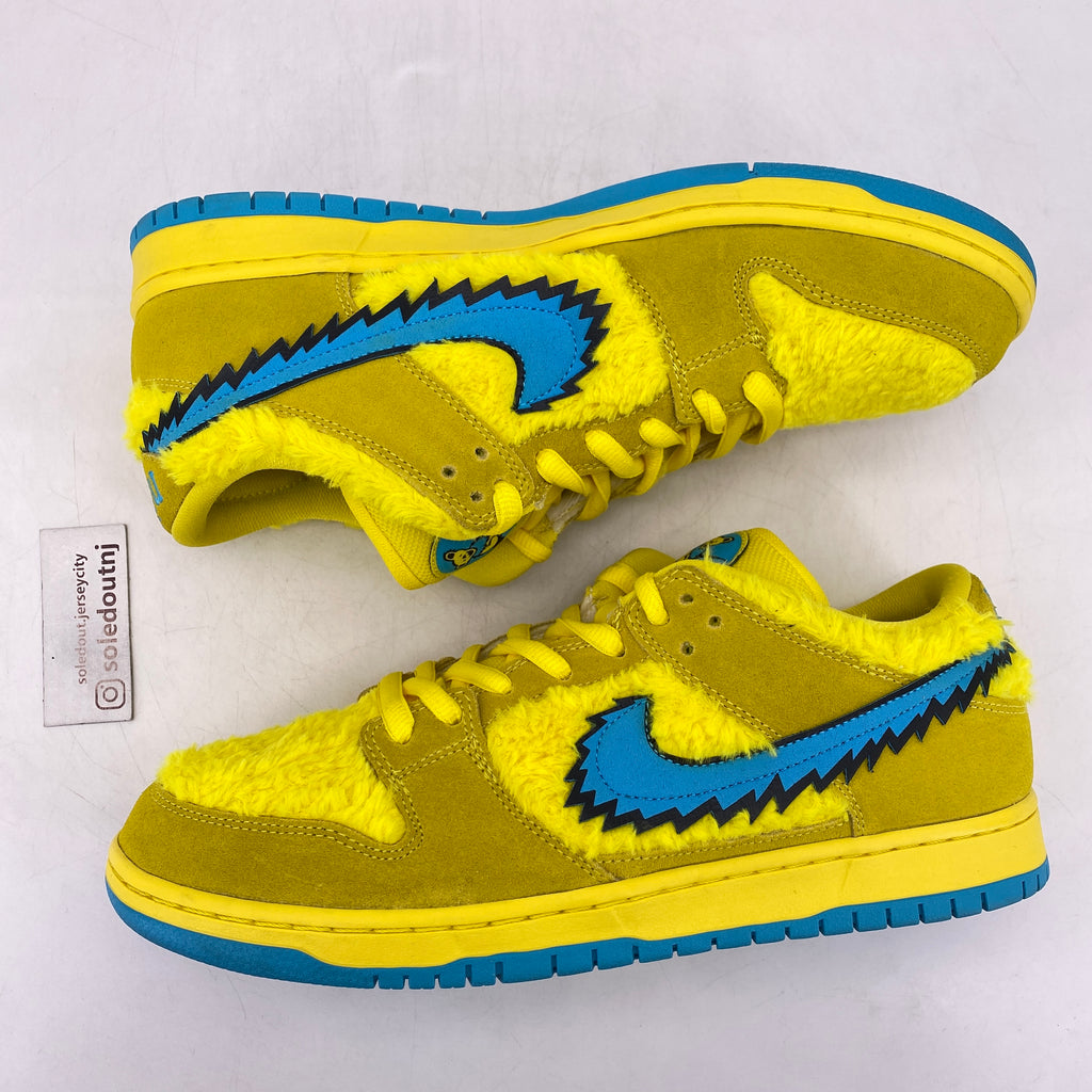 Nike SB Dunk Low Pro QS "Grateful Dead Yellow" 2020 Used Size 11.5
