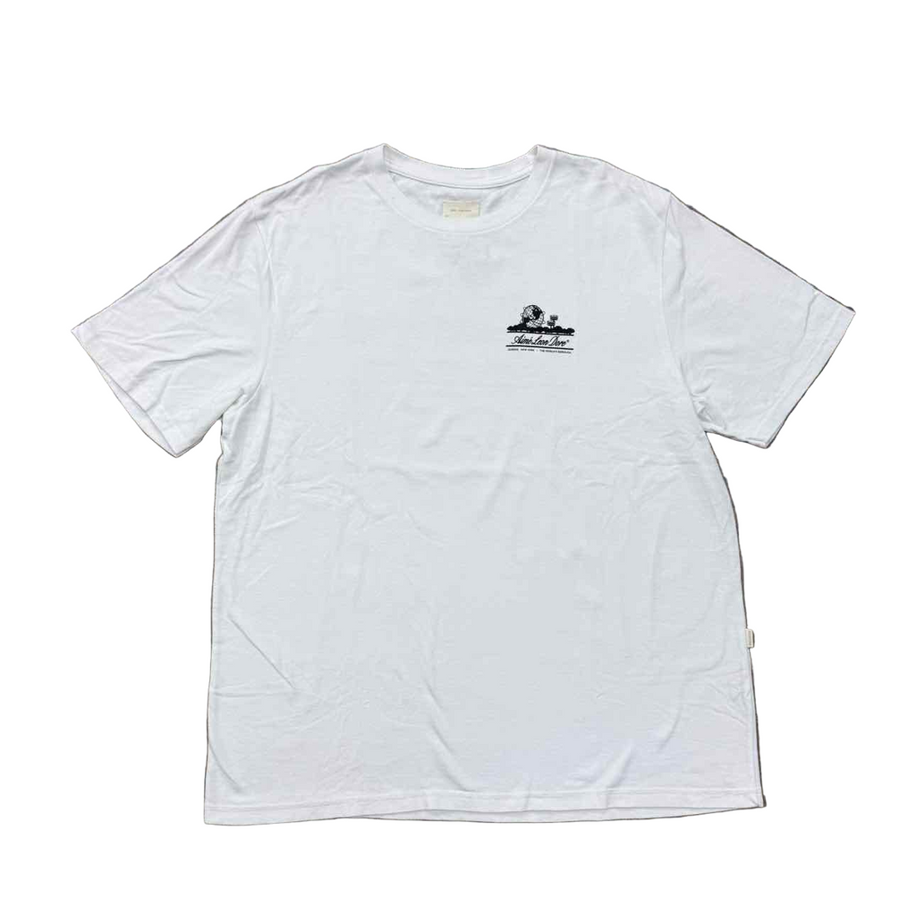 Aime Leon Dore T-Shirt "QUEENS" White Used Size 2XL