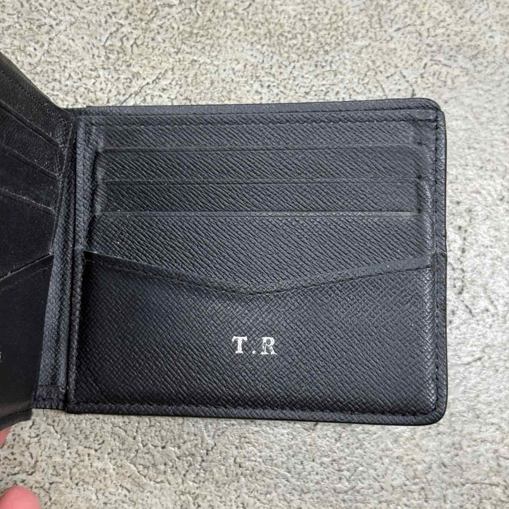 Louis Vuitton Wallet "SLENDER" Used Black Size OS