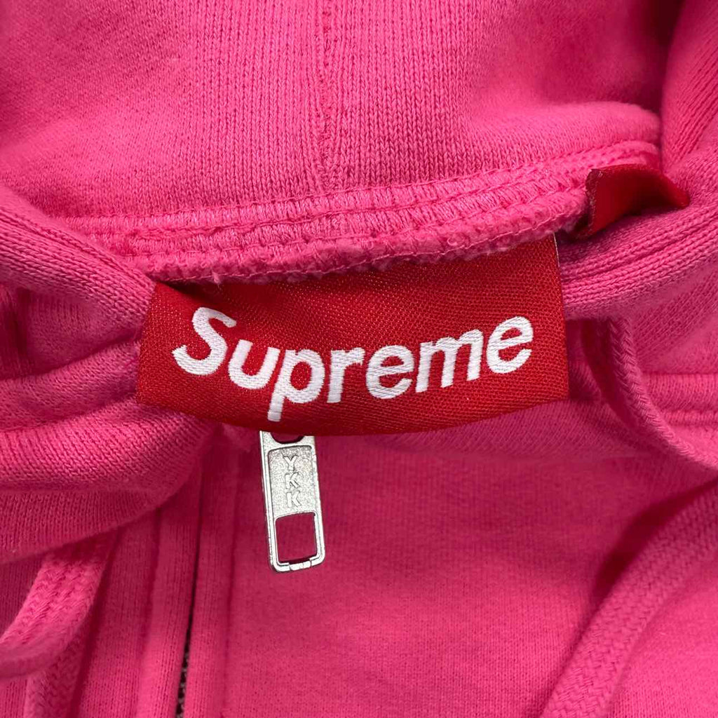 Supreme Zip Up "BIG LOGO" Pink New Size L