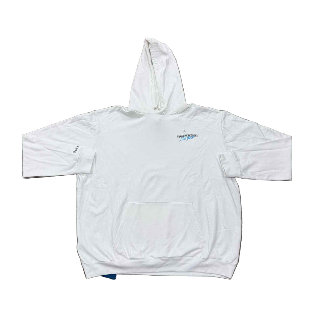 Chrome Hearts Hoodie "ST.BARTH" White New Size 2XL