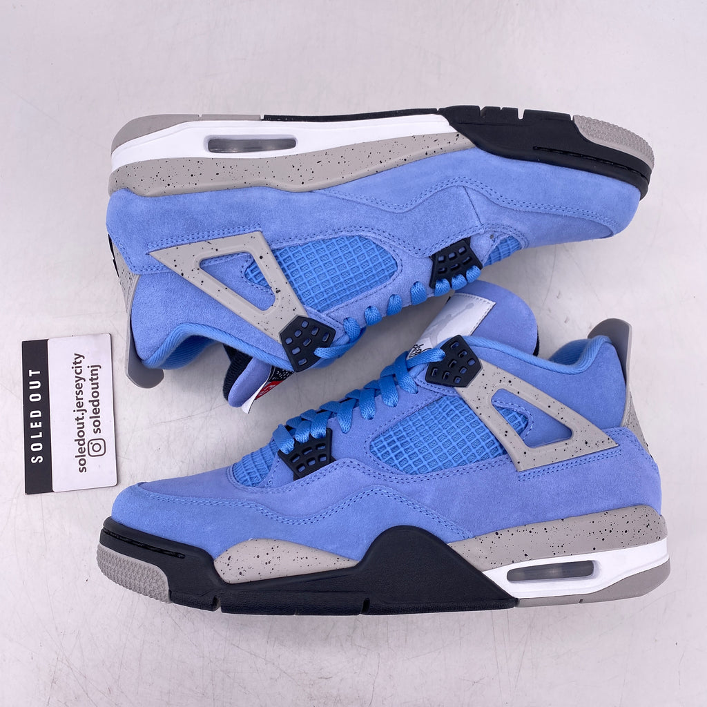 Air Jordan 4 Retro "University Blue" 2021 New Size 9