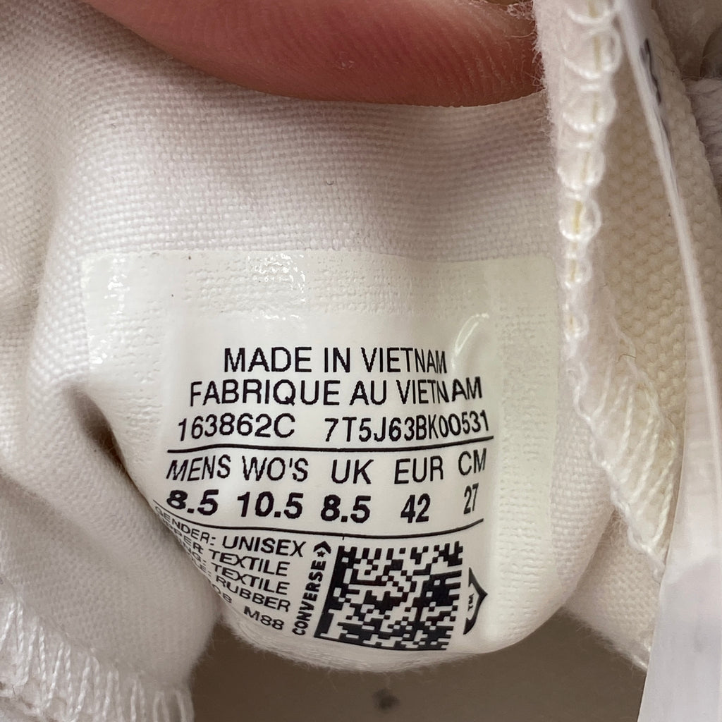 Converse Chuck 70 "Off White" 2018 New Size 8.5