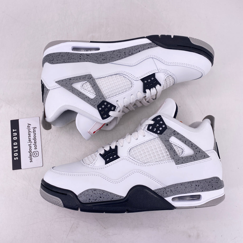 Air Jordan 4 Retro "White Cement" 2025 New Size 8.5