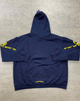 Chrome Hearts Hoodie "VERTICAL LOGO" Navy Used Size XL