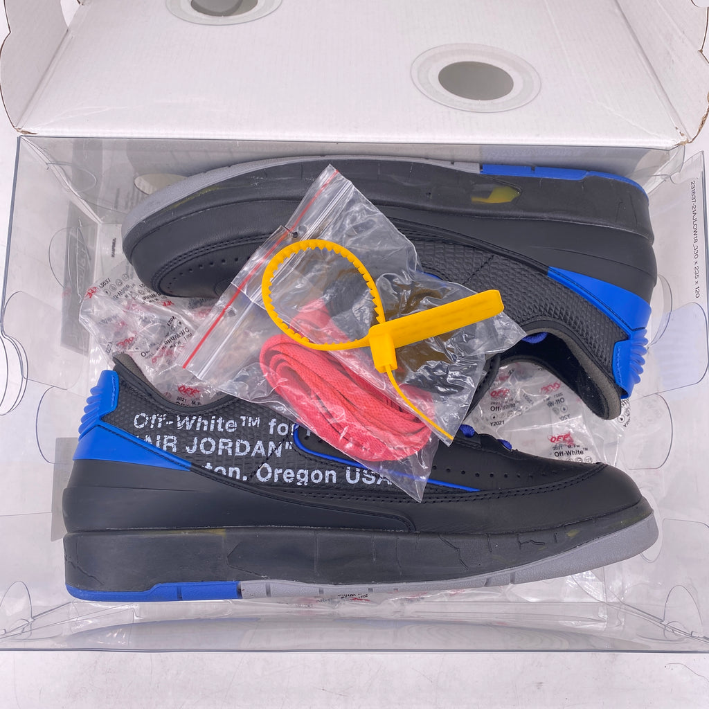Air Jordan 2 Retro Low "Ow Black Blue" 2021 Used Size 10