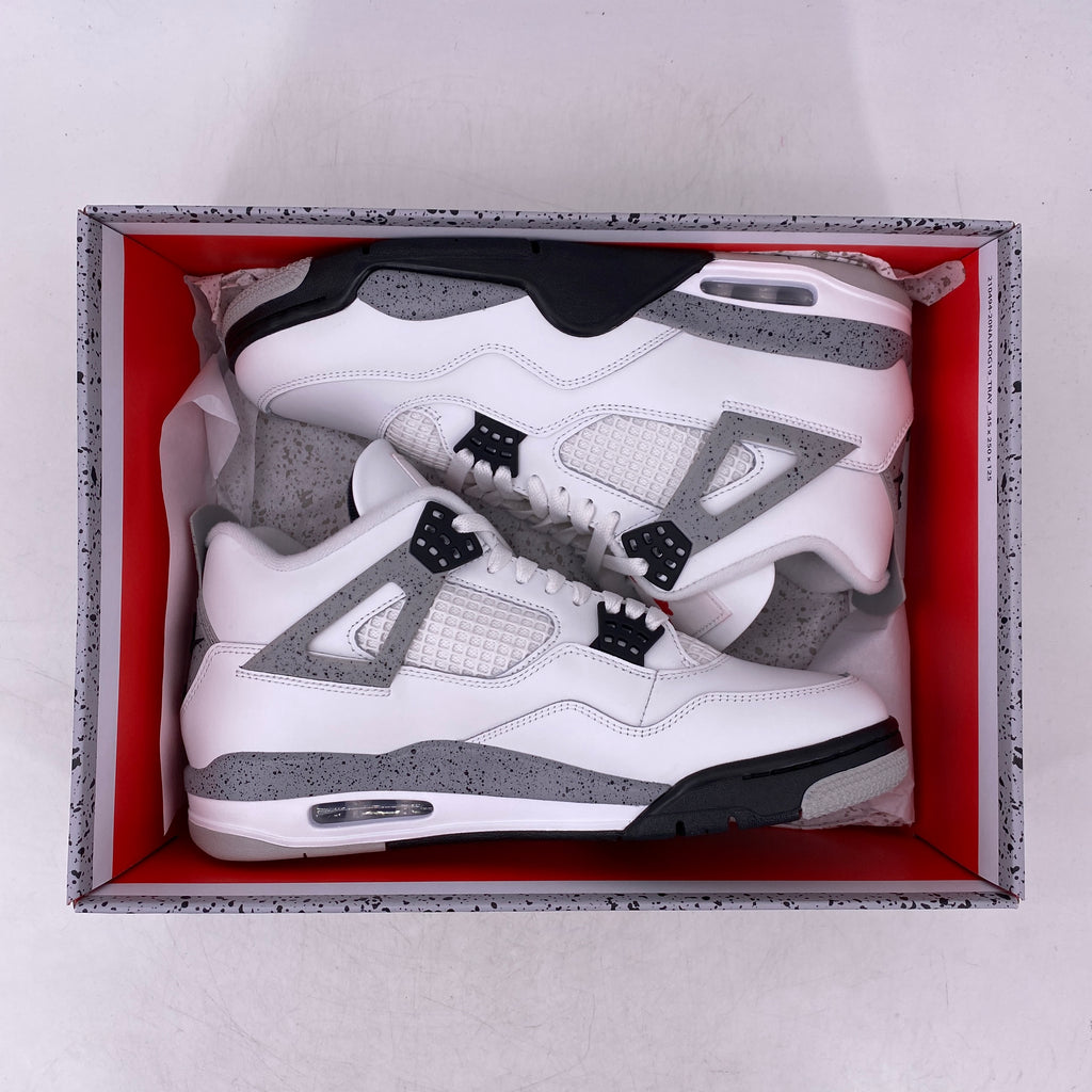 Air Jordan 4 Retro "White Cement" 2025 New Size 10.5