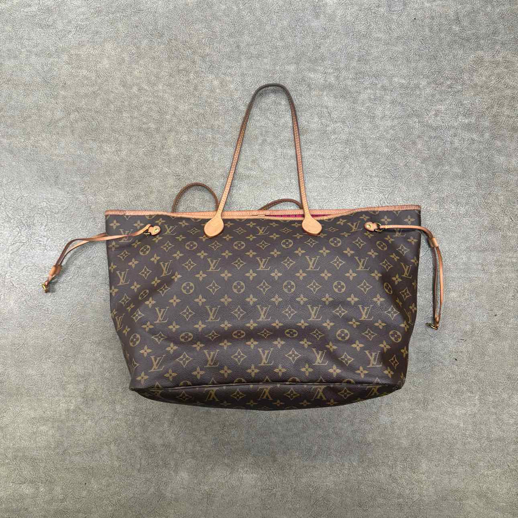 Louis Vuitton Shoulder Bag "NEVERFULL" Used Brown