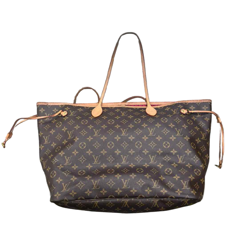 Louis Vuitton Shoulder Bag "NEVERFULL" Used Brown