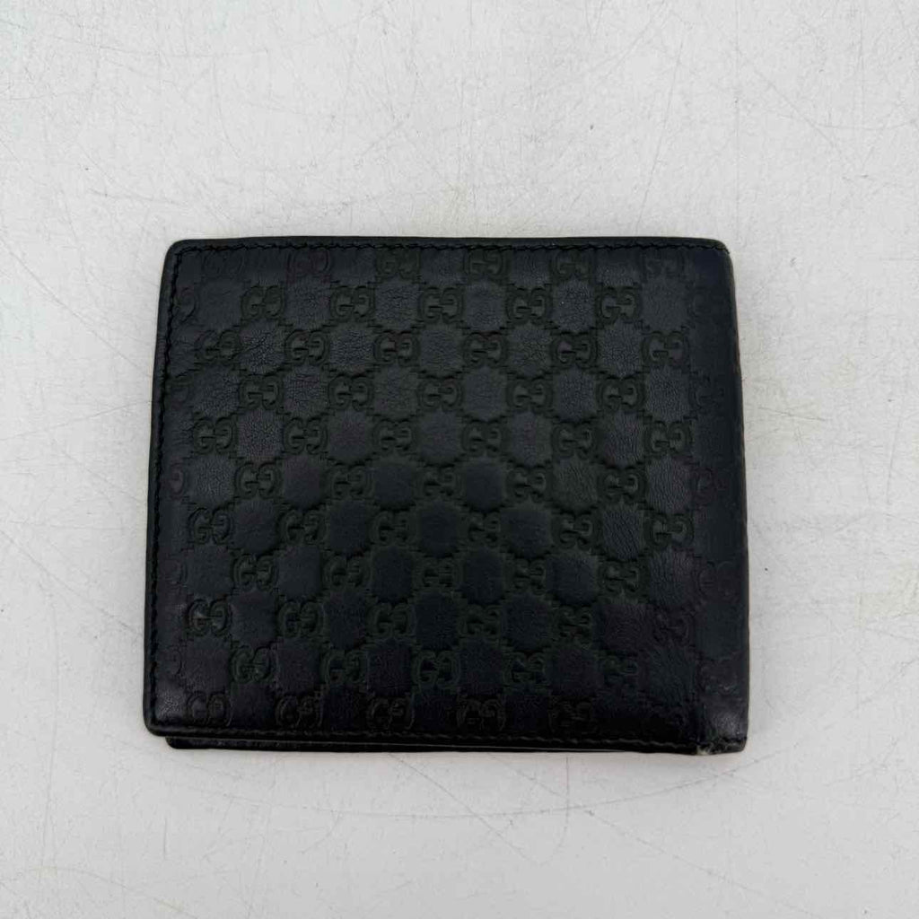 Gucci Wallet "MONOGRAM BLUE" Used Navy